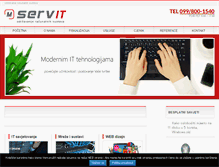 Tablet Screenshot of mservit.com